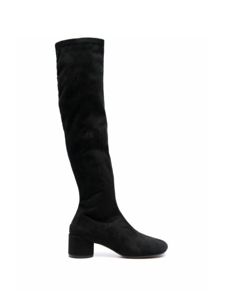 FAUX SUEDE KNEE HIGH BOOTS MM6 인조 스웨이드 니 하이 부츠 - 아데쿠베