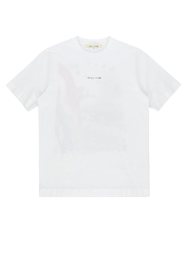 WHITE GRAPHIC S/S T-SHIRT  알릭스 화이트 그래픽 S/S 티셔츠 - 아데쿠베