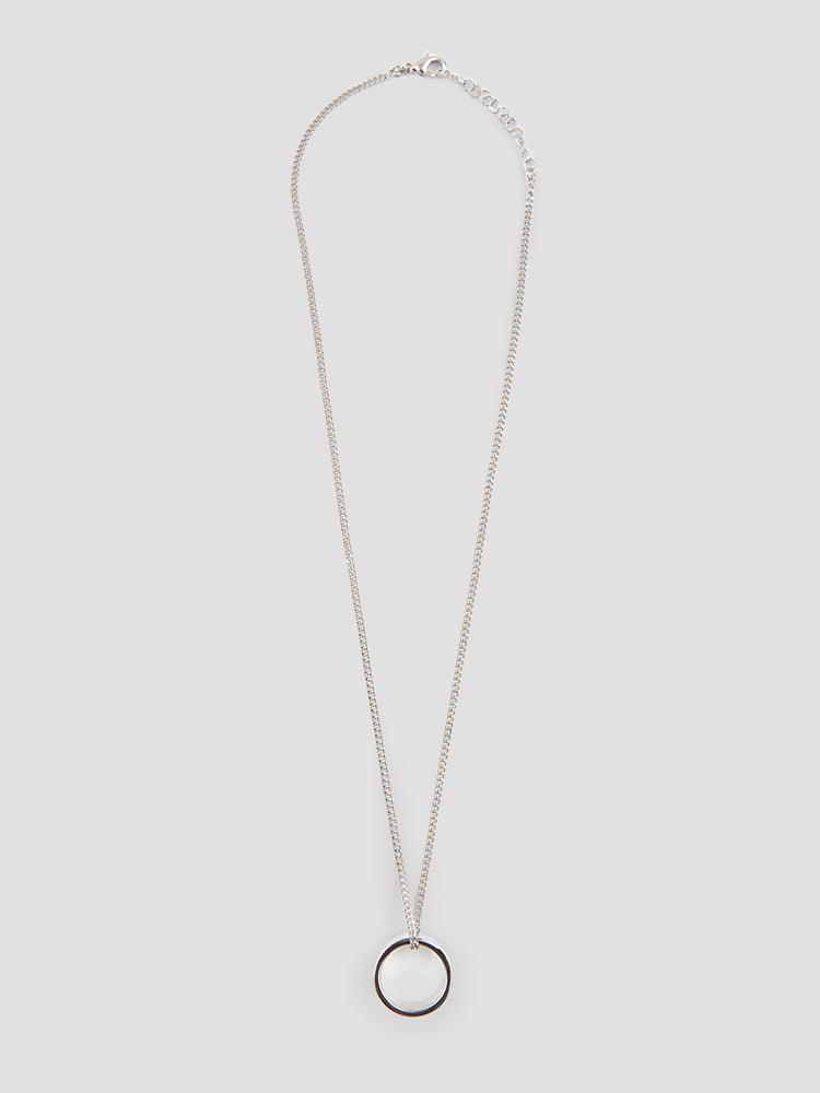 SILVER NEW NUMERICAL LOGO NECKLACE  MM6 실버 뉴 누메리컬 로고 목걸이 - 아데쿠베